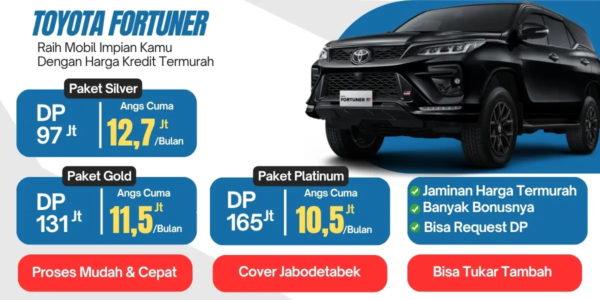 Promo Kredit Toyota Fortuner – SUV Tangguh dengan Cicilan Hemat